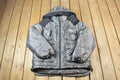 Vintage 1990s America Arctic Pole Silver Puffer Long Ski Snowboard Jacket