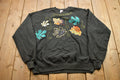Vintage 1990s Fall Theme Crewneck Sweater