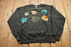 Vintage 1990s Fall Theme Crewneck Sweater