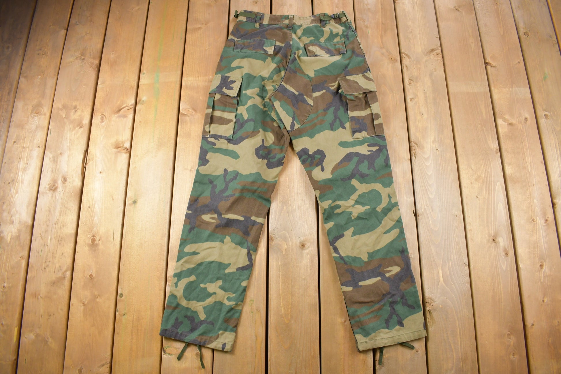 Vintage 2001 Army Military Camouflage Cargo Pants Size 29 x 31