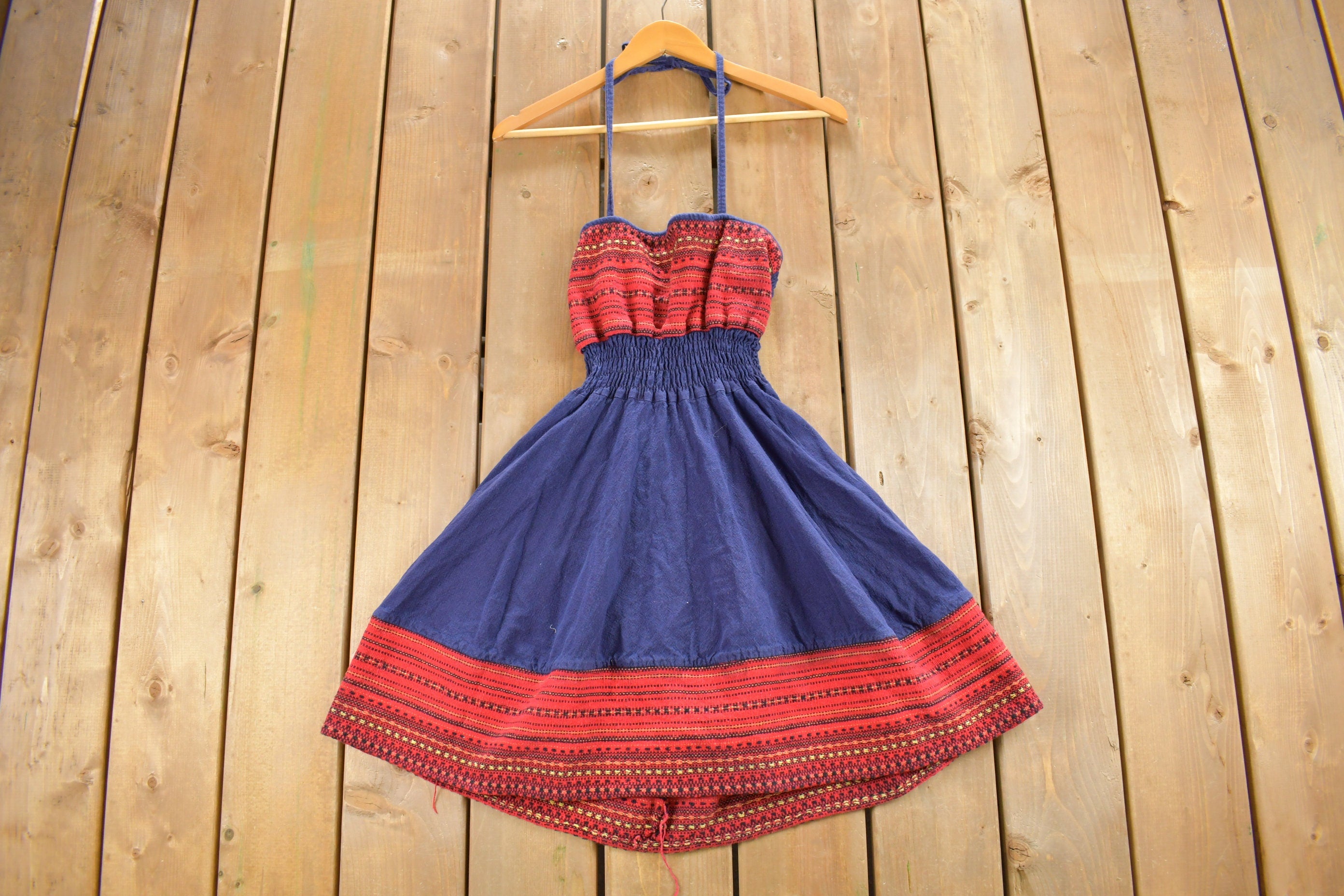 Vintage 1980s Mini Summer Dress