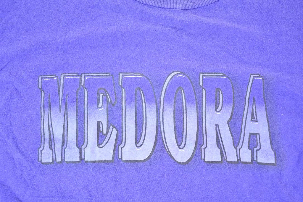 Vintage 1990s Medora Big Text Souvenir T-Shirt Mens L