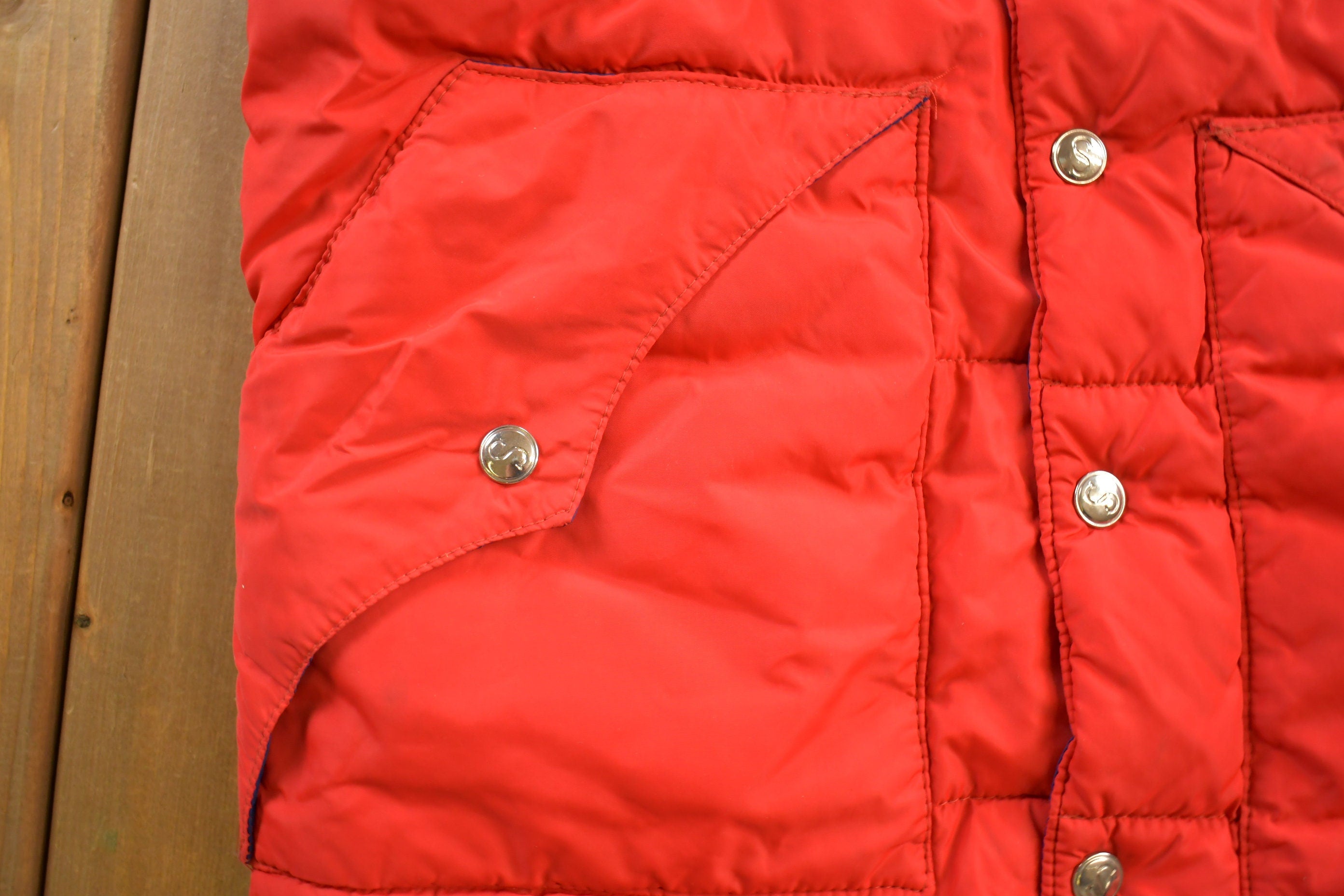Vintage 1990s Sprung Goose Down Puffer Vest