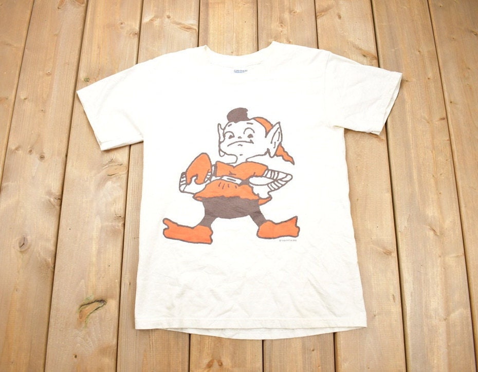 Vintage 1990s Football Mascot Graphic T-Shirt