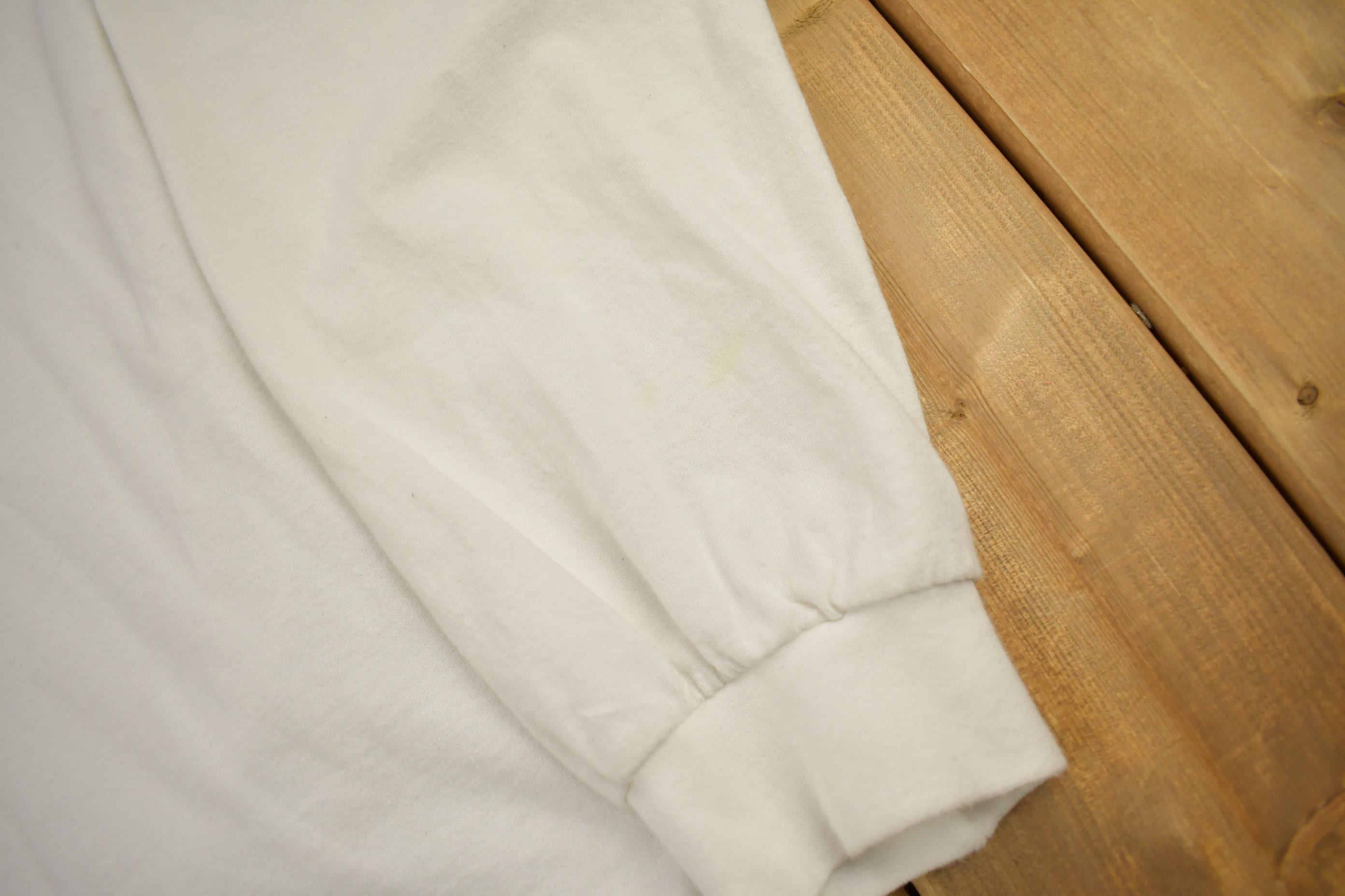 Vintage 1990s Nike Mini Swoosh White Mockneck Sweatshirt