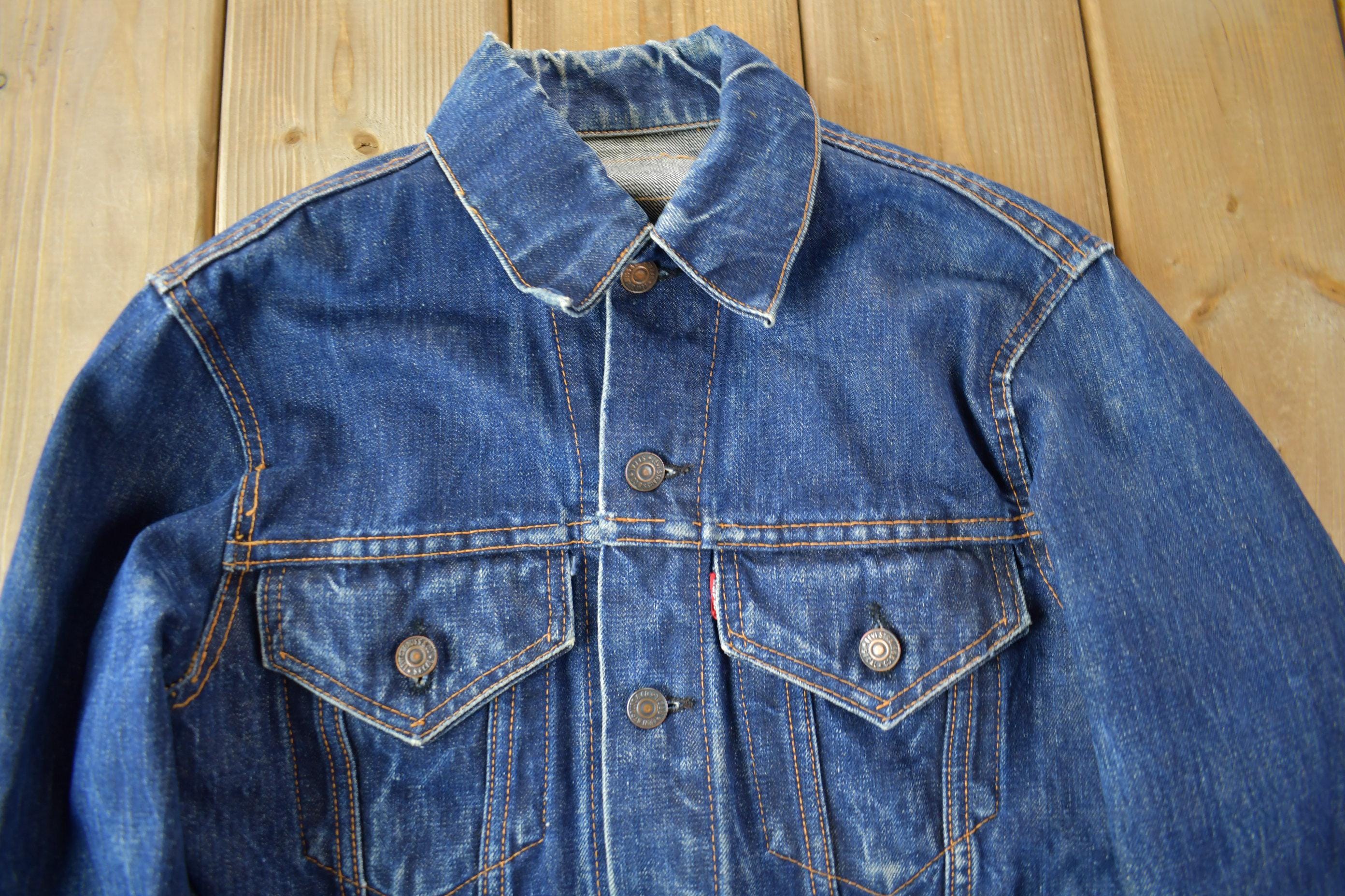 Vintage 1960s Levi’s Big E Denim Jean Jacket / Levi's Red Tab / 1960s Denim / True Vintage / Streetwear / Distressed Denim / Type 3 Jacket