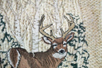 Vintage 1990s Croft & Barrow Big Buck Deer Knit Crewneck