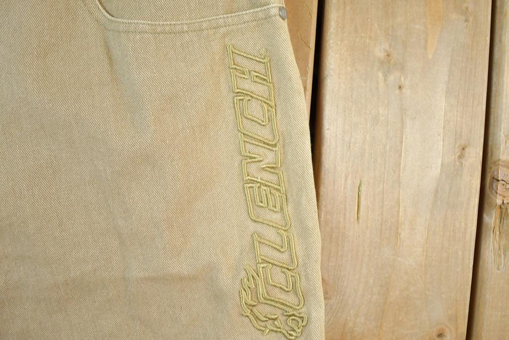 Vintage 1990s Clench Hip Hop Denim Jean Shorts 40 x 34