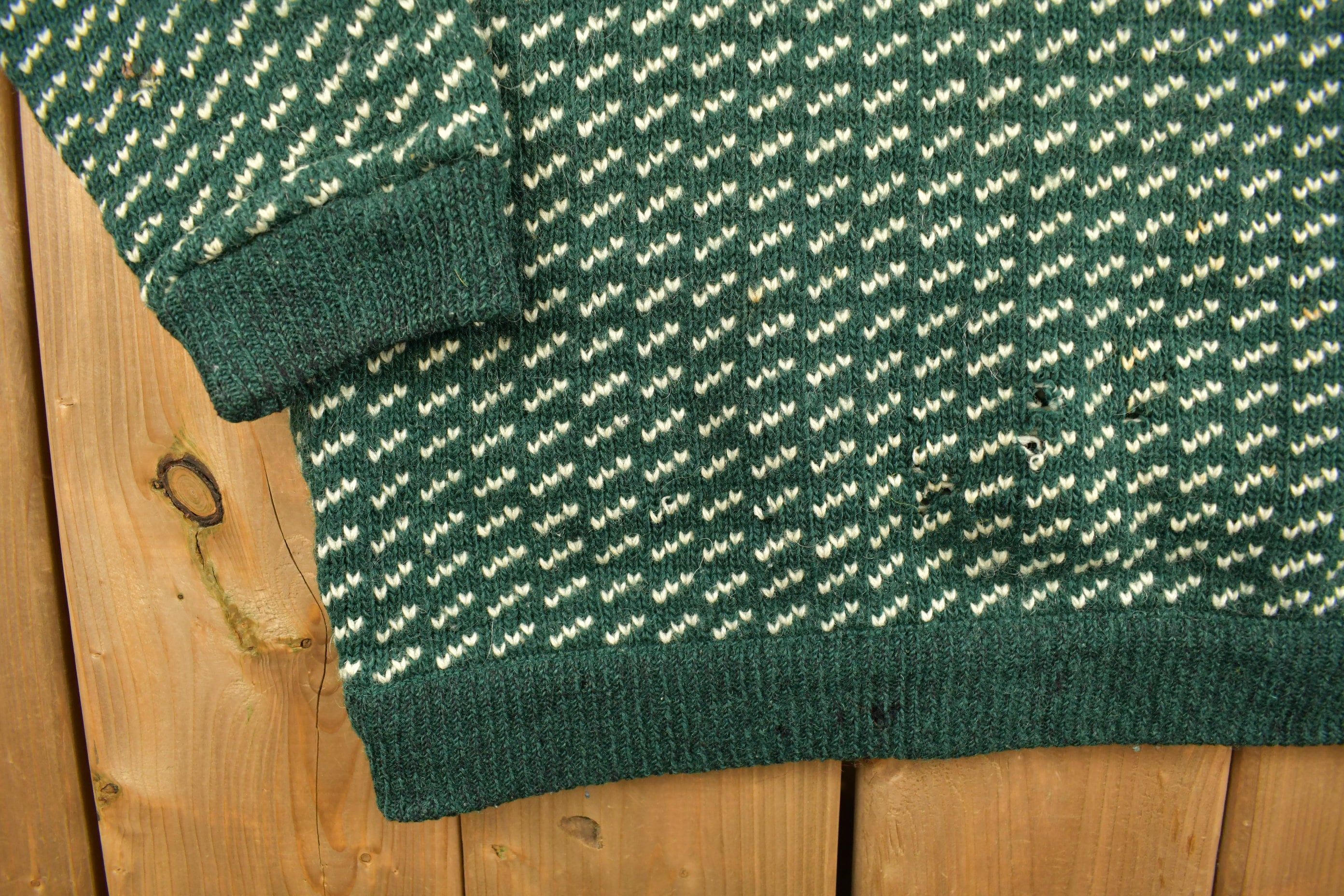 Vintage 1990s Roots Knit Crewneck Sweater