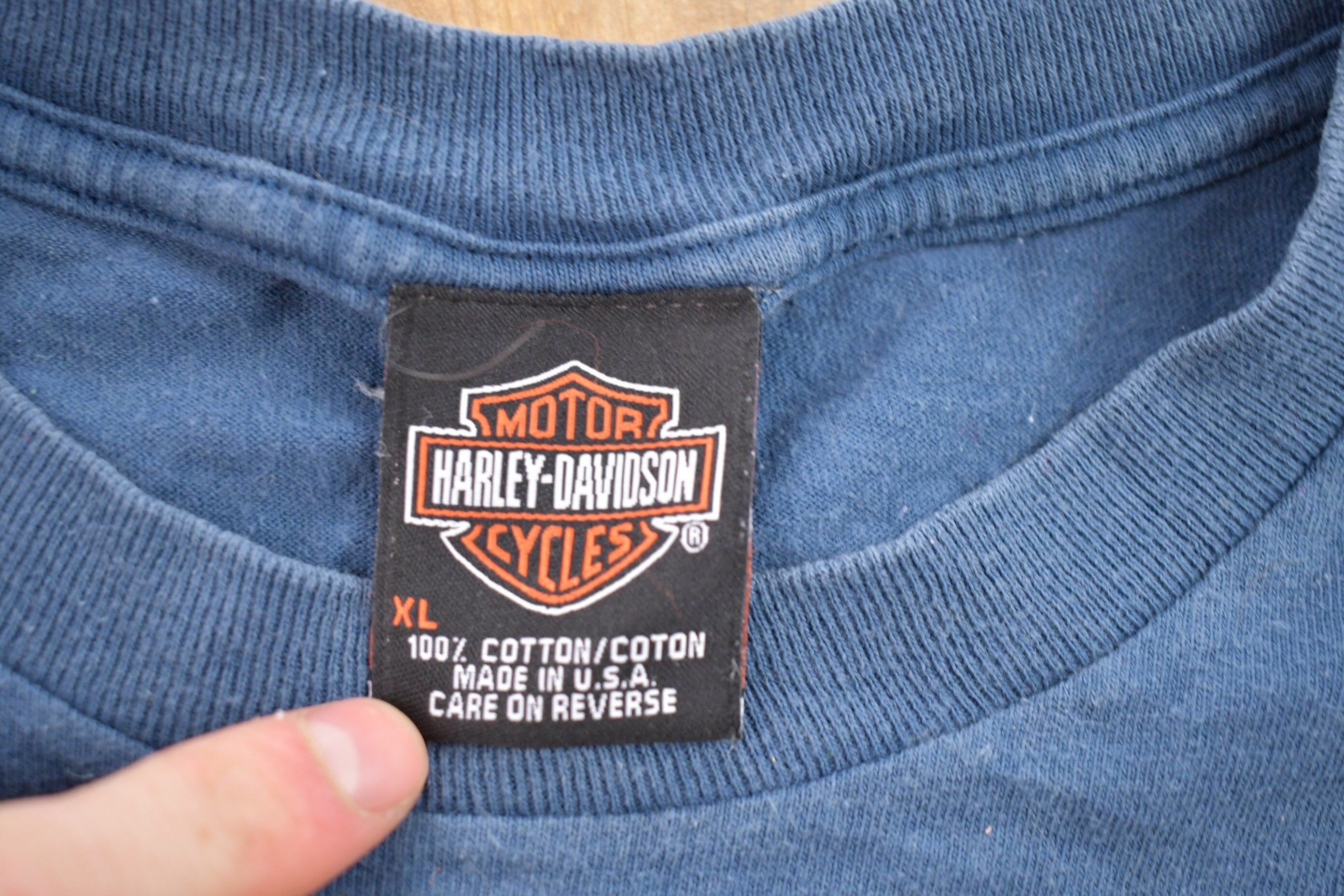 Vintage 1990s Harley Davidson Skull Graphic T-Shirt