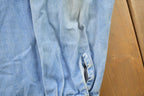 Vintage 1990s Saddlehorn Jean Button Up Shirt