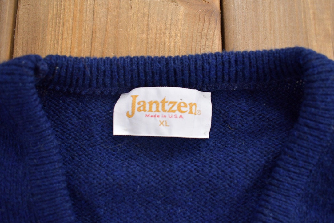 Vintage 1990s Knitted V-Neck Sweater