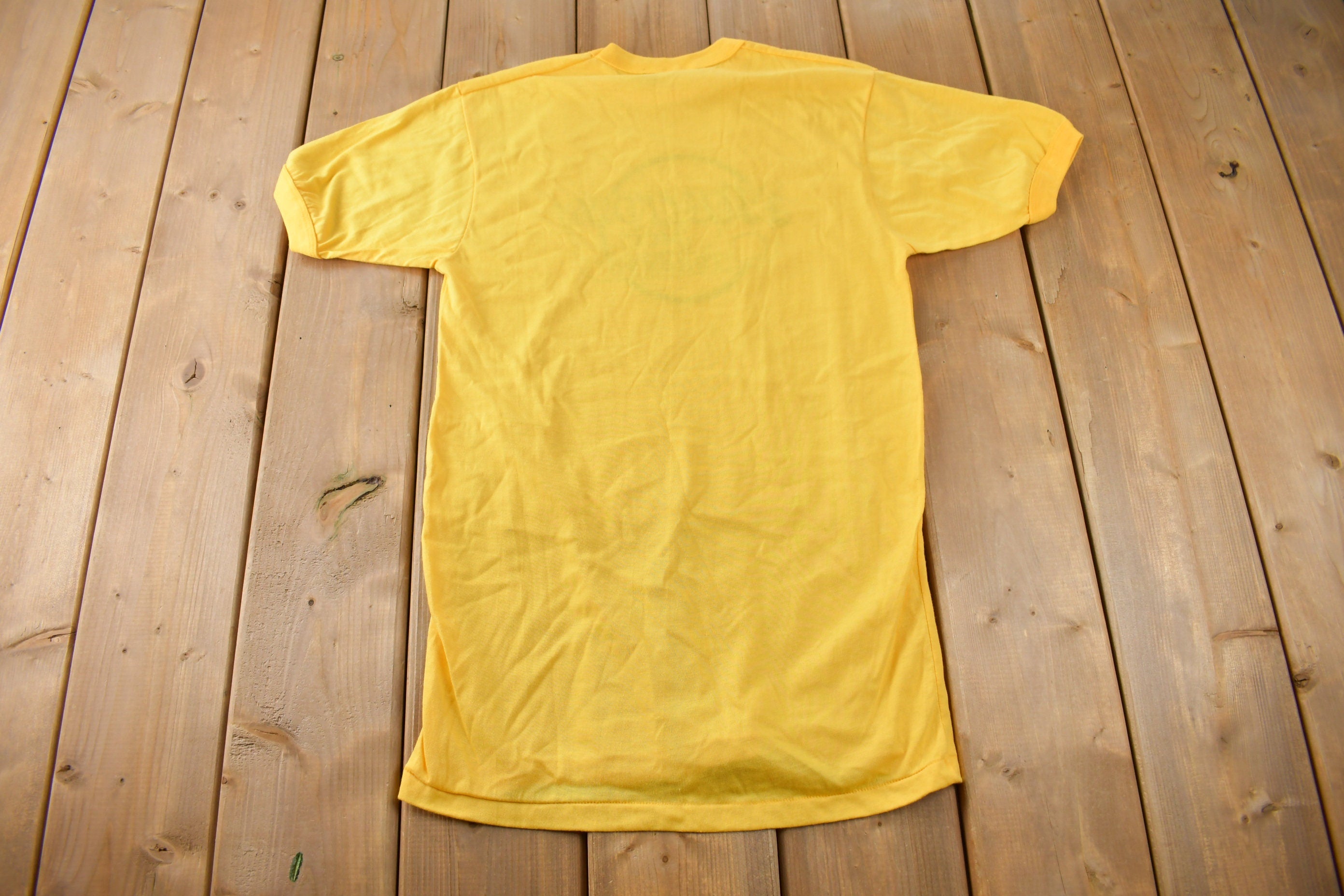 Vintage 1980s Nortown MCC Toronto Graphic Ringer T Shirt Made In Canada