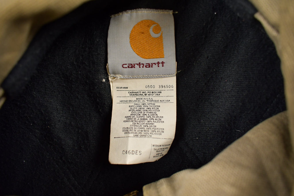 Vintage 1990s Carhartt Fleece Lined Hunting Jacket