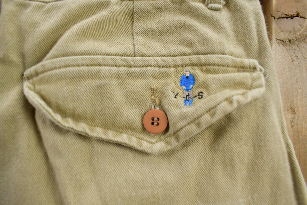Vintage 1980s 'YES' Khaki Pants