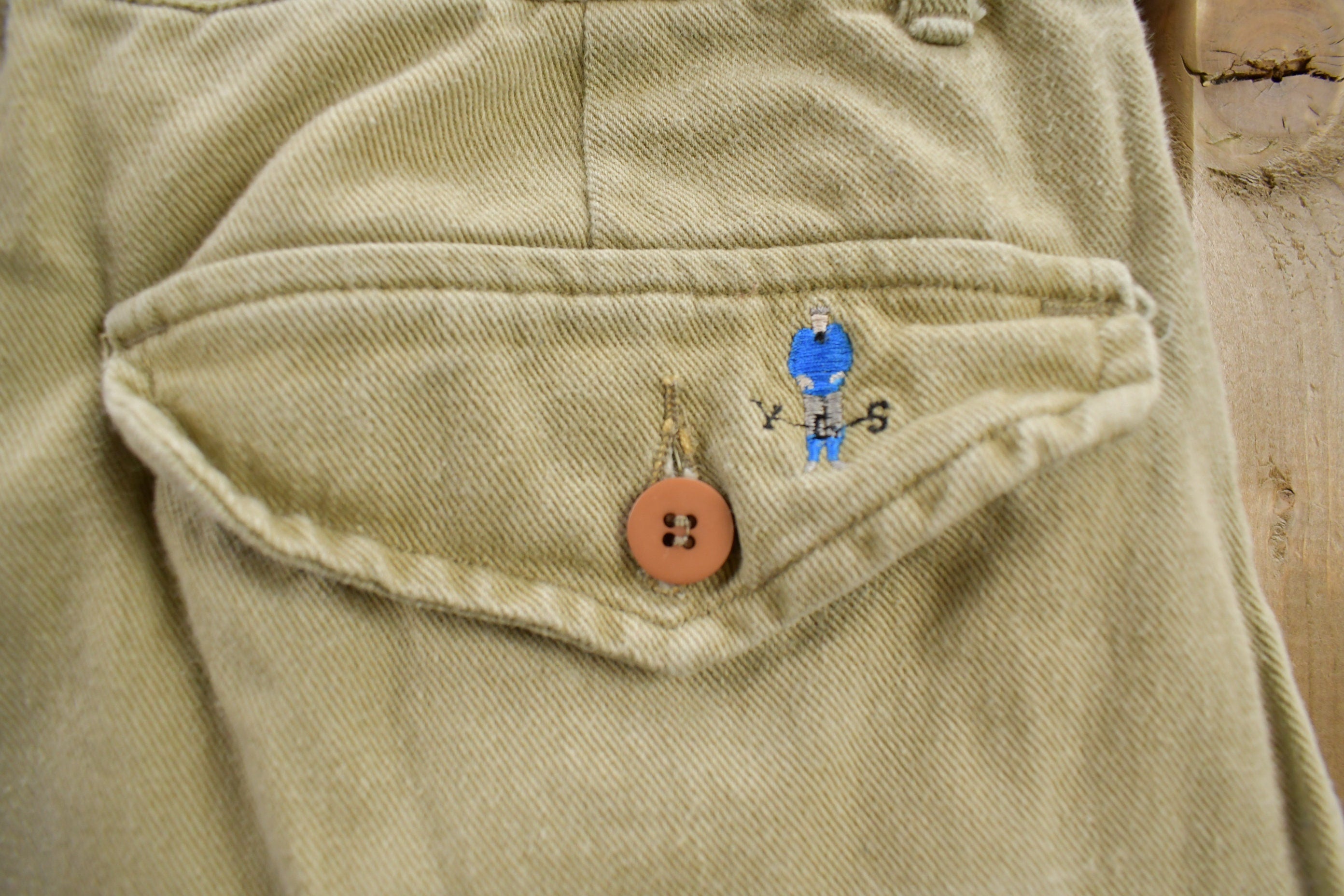 Vintage 1980s 'YES' Khaki Pants