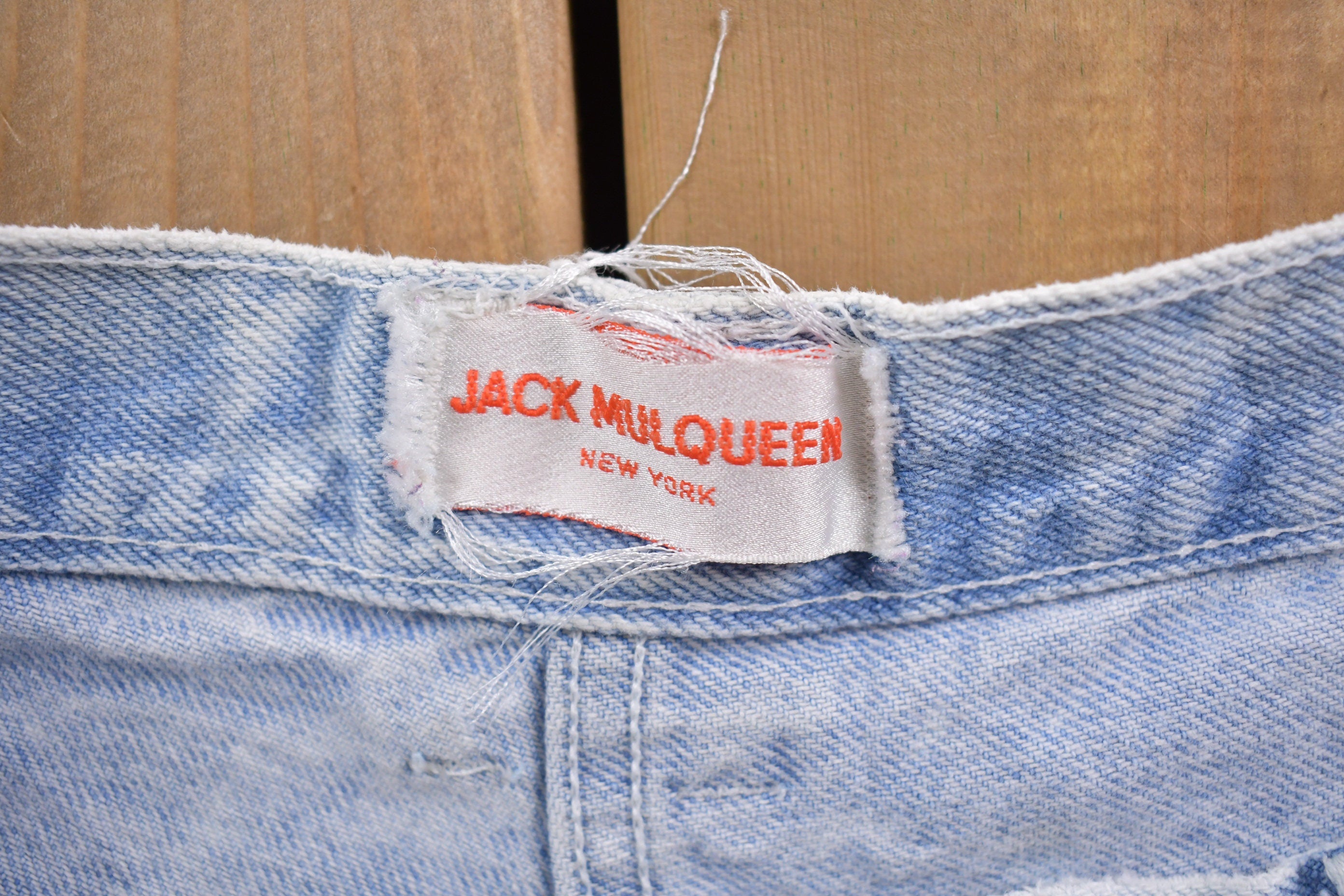 Vintage 1990s Jack Mulqueen Pleated Jean Shorts 30 x 8