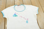 Vintage 1990s De Lanthe Hippos Ringer T-Shirt Women's M