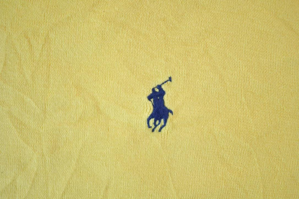 Vintage 1990s Polo By Ralph Lauren 100% Pima Cotton Knit V Neck Sweater