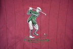 Vintage 1990s Players Van Heusen Golf Mockneck Sweatshirt Adult S-M