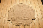 Vintage 1990s Irish Farmers Plaid Flannel Button Up Shirt