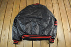 Vintage 1990s Collegiate Leather Varsity Jacket Men's 2XL