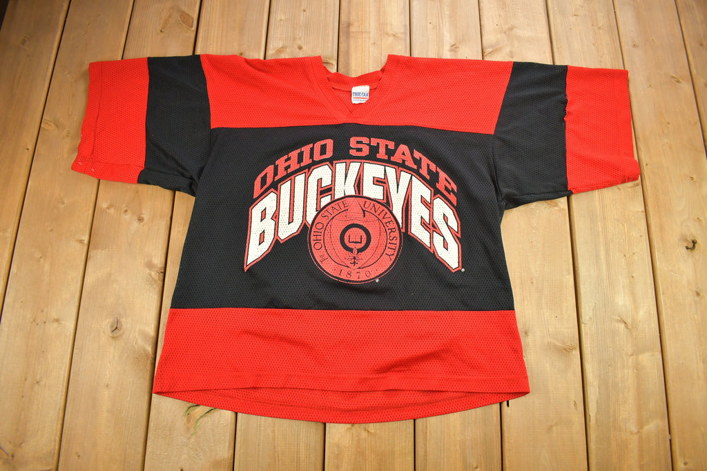 Vintage 1990s Ohio State University Buckeyes Collegiate Jersey Shirt