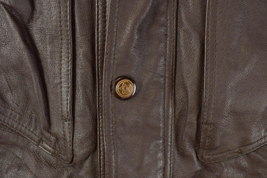 Vintage 2000s Antonio Giovanni Leather Jacket Men's Large