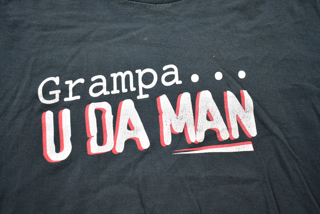 Vintage 1990s Grandpa U Da Man Graphic T-Shirt