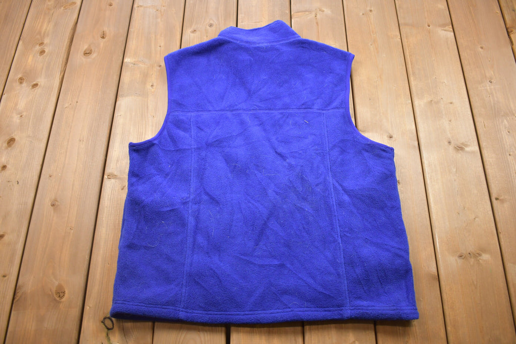 Vintage 1990s L.L Bean Fleece Sweater Vest