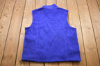 Vintage 1990s L.L Bean Fleece Sweater Vest