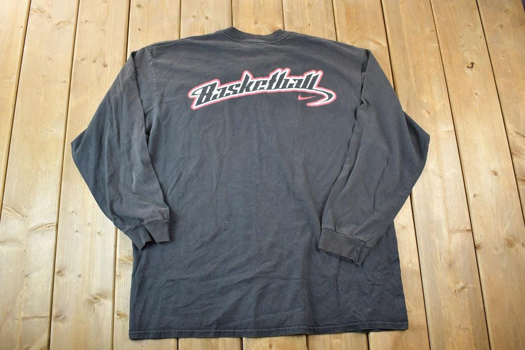 Vintage 1990s Nike Basketball Mini Swoosh Crewneck Sweatshirt