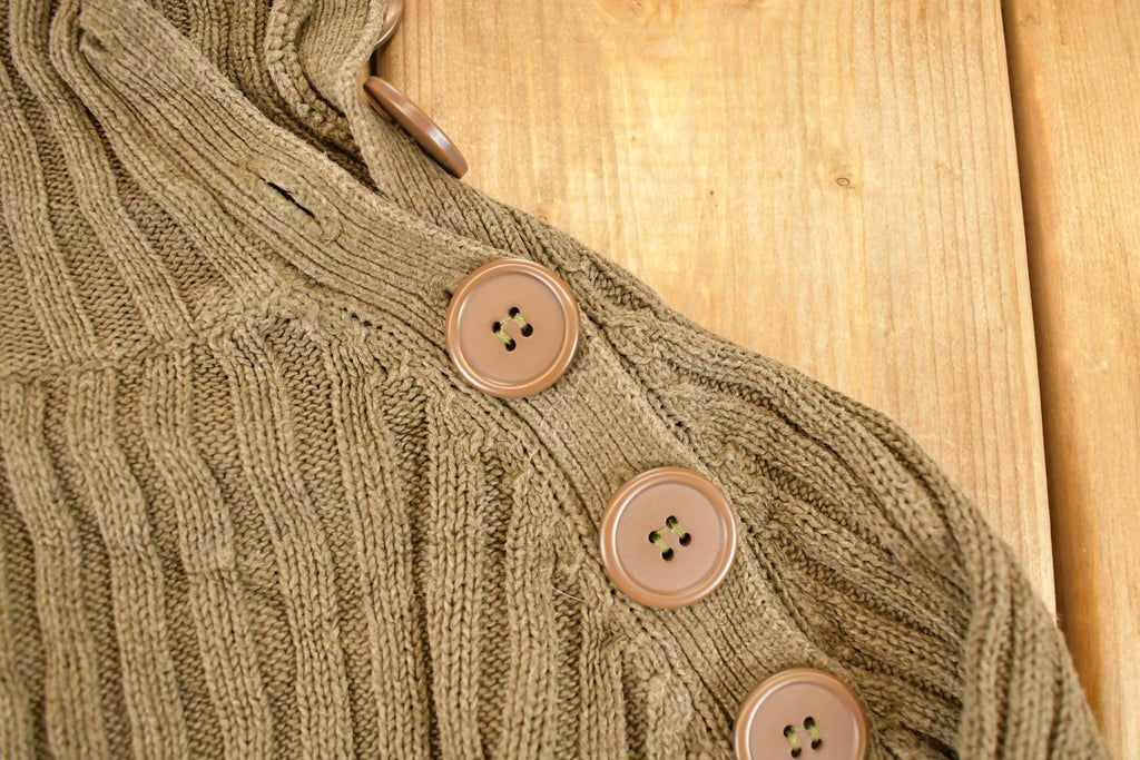 Vintage Y2K One Step Up Ribbed Knit Crewneck Sweater Women's S / Abstract Pattern 3D Knitted Sweatshirt