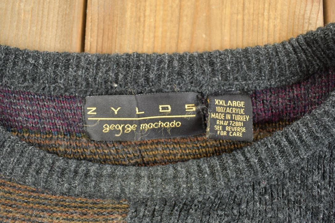 Vintage 1990s Zylds Knit Crewneck Sweater