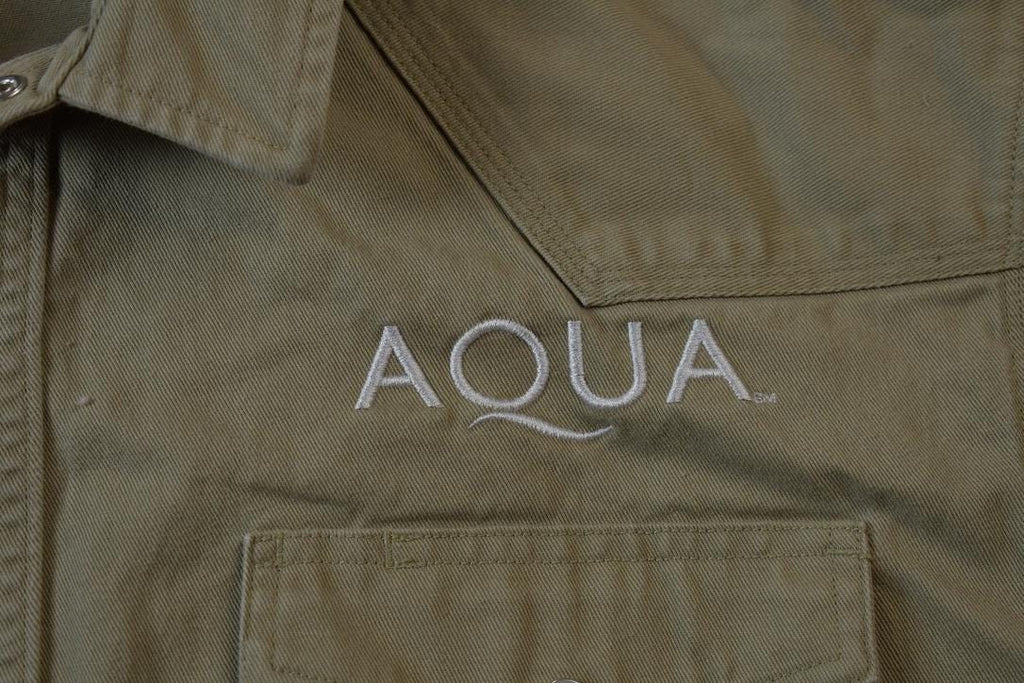 Vintage Y2K Carhartt "Aqua" Pearl Snap Heavy Work-shirt -2XL