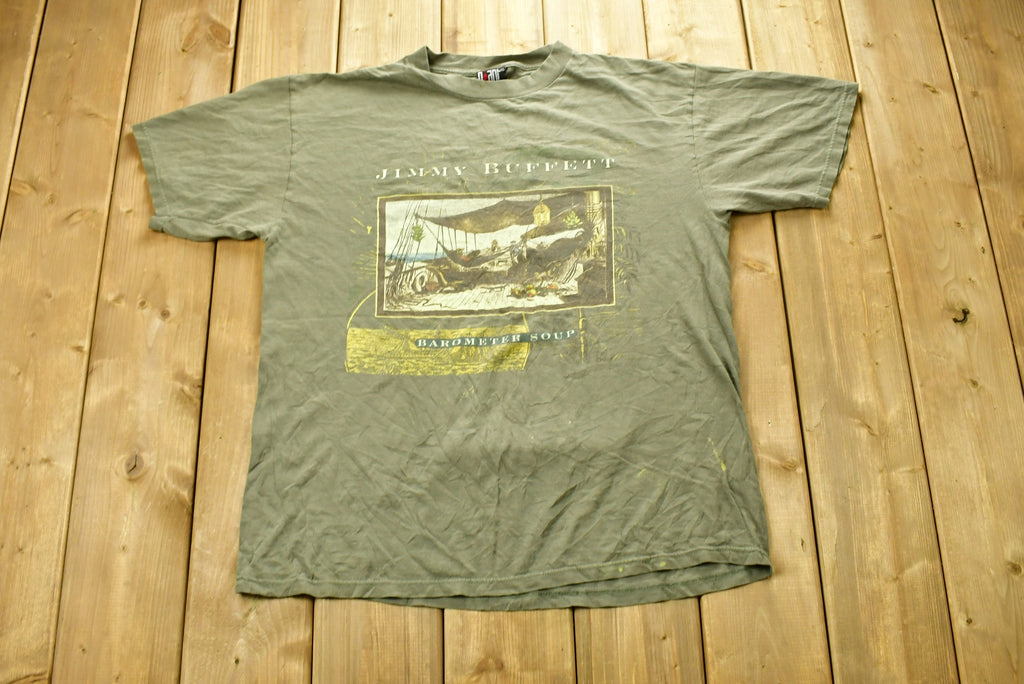 Vintage 1995 Jimmy Buffets Barometer Soup Tour T-Shirt