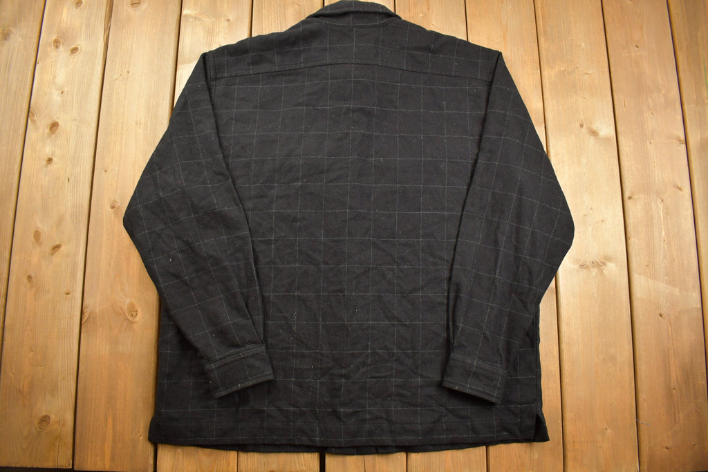 Vintage Y2K Eddie Bauer Plaid Button Up Shirt