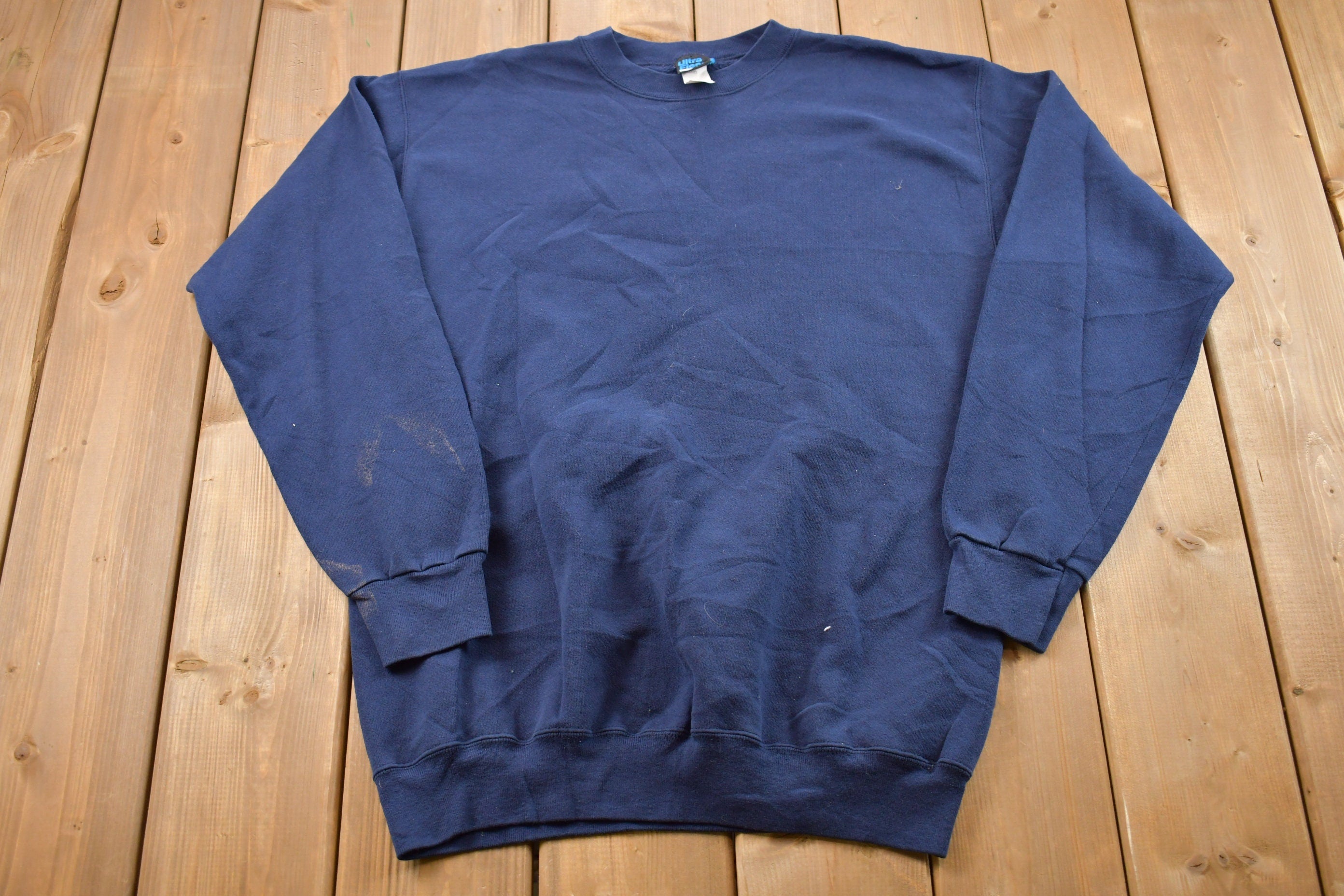 Vintage 1990s Ultra Fleece Blank Crewneck Sweatshirt