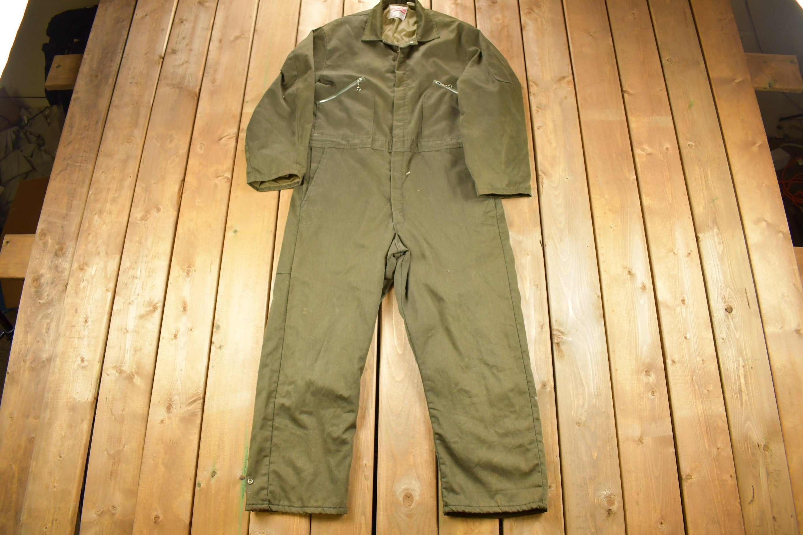 Vintage 1970s Walls Blizzard Proof One Piece Jumpsuit Size Large Short
