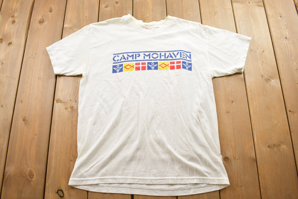 Vintage 1990s Camp Mohaven Hanes Heavyweight Graphic T Shirt