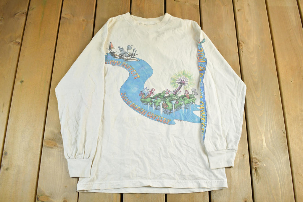 Vintage 2001 A Beach Odyssey Jimmy Buffet Tour T Shirt Men's Medium