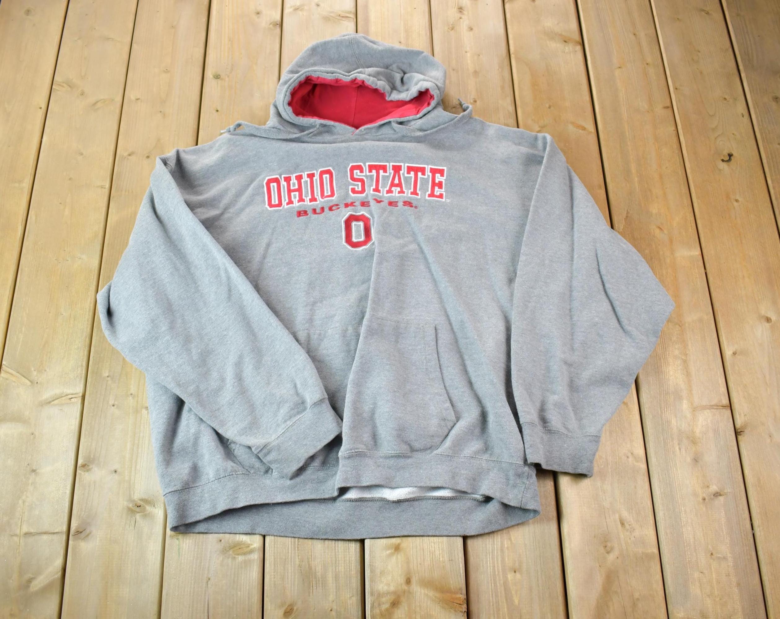 Vintage Y2K Ohio State University Buckeyes Collegiate Hoodie
