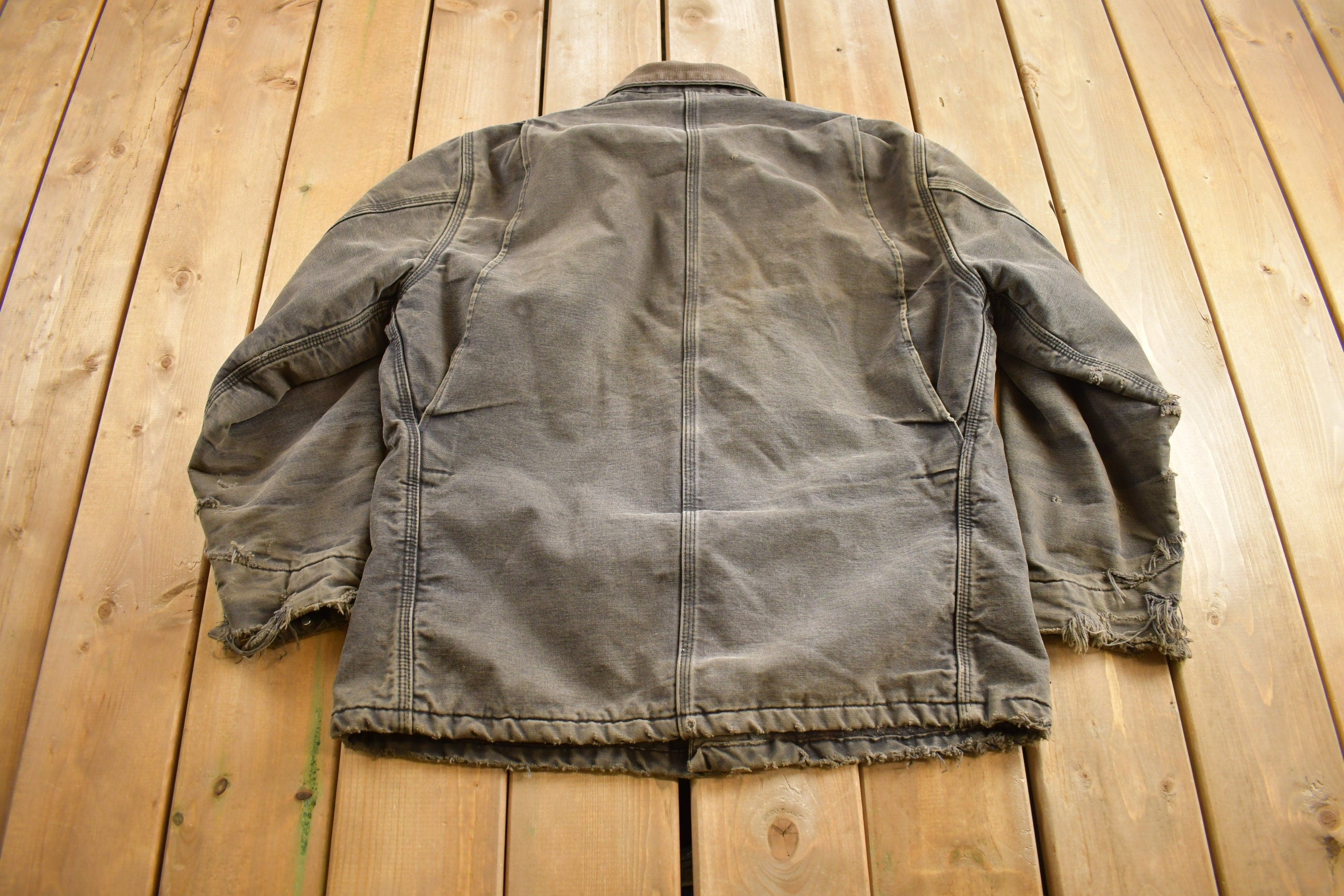 Vintage 1990s Carhartt Blanket Lined Chore Coat
