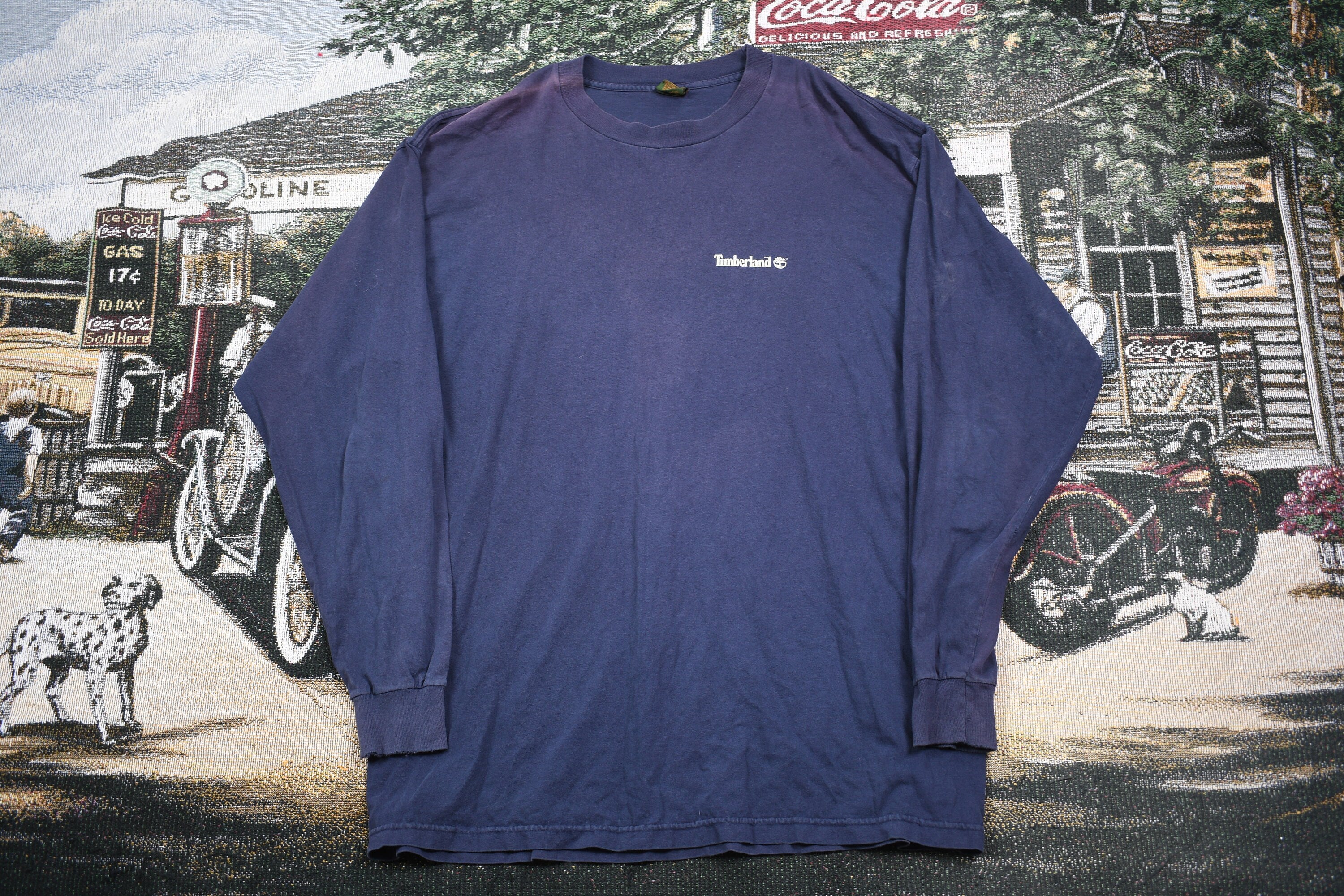 Vintage 1990s Timberland Long Sleeve Graphic T Shirt