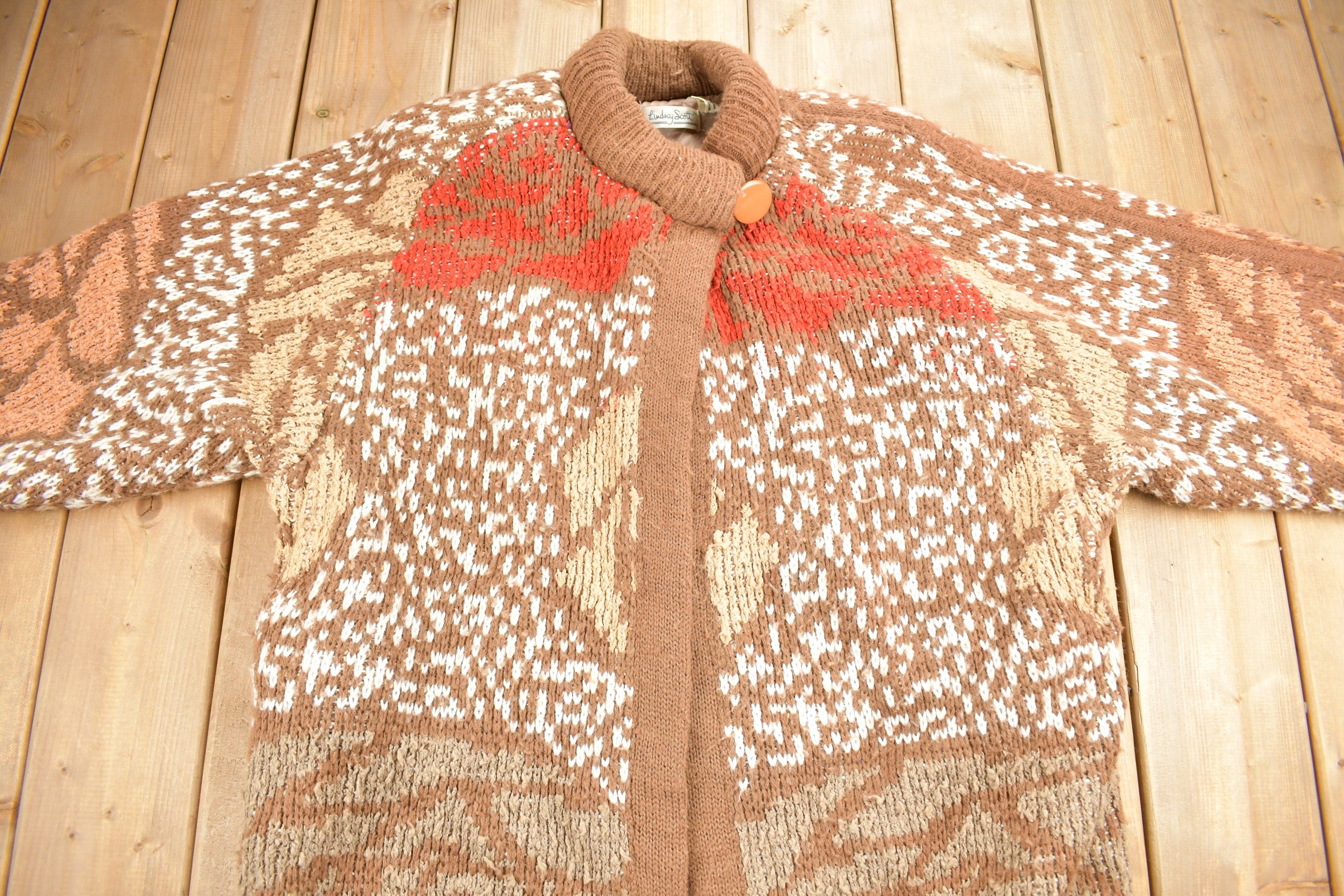Vintage 1980s Lindsay Scott Knit Jacket