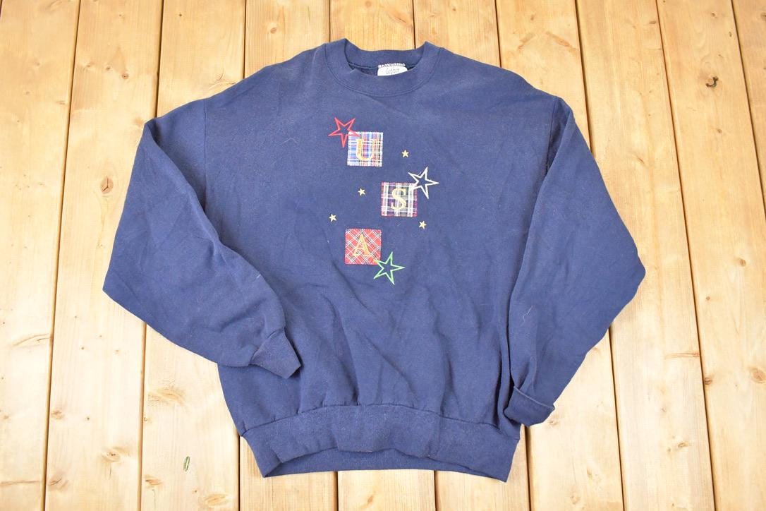 Vintage 1990s Gopher Sport USA Embroidered Crewneck Sweatshirt Womens L
