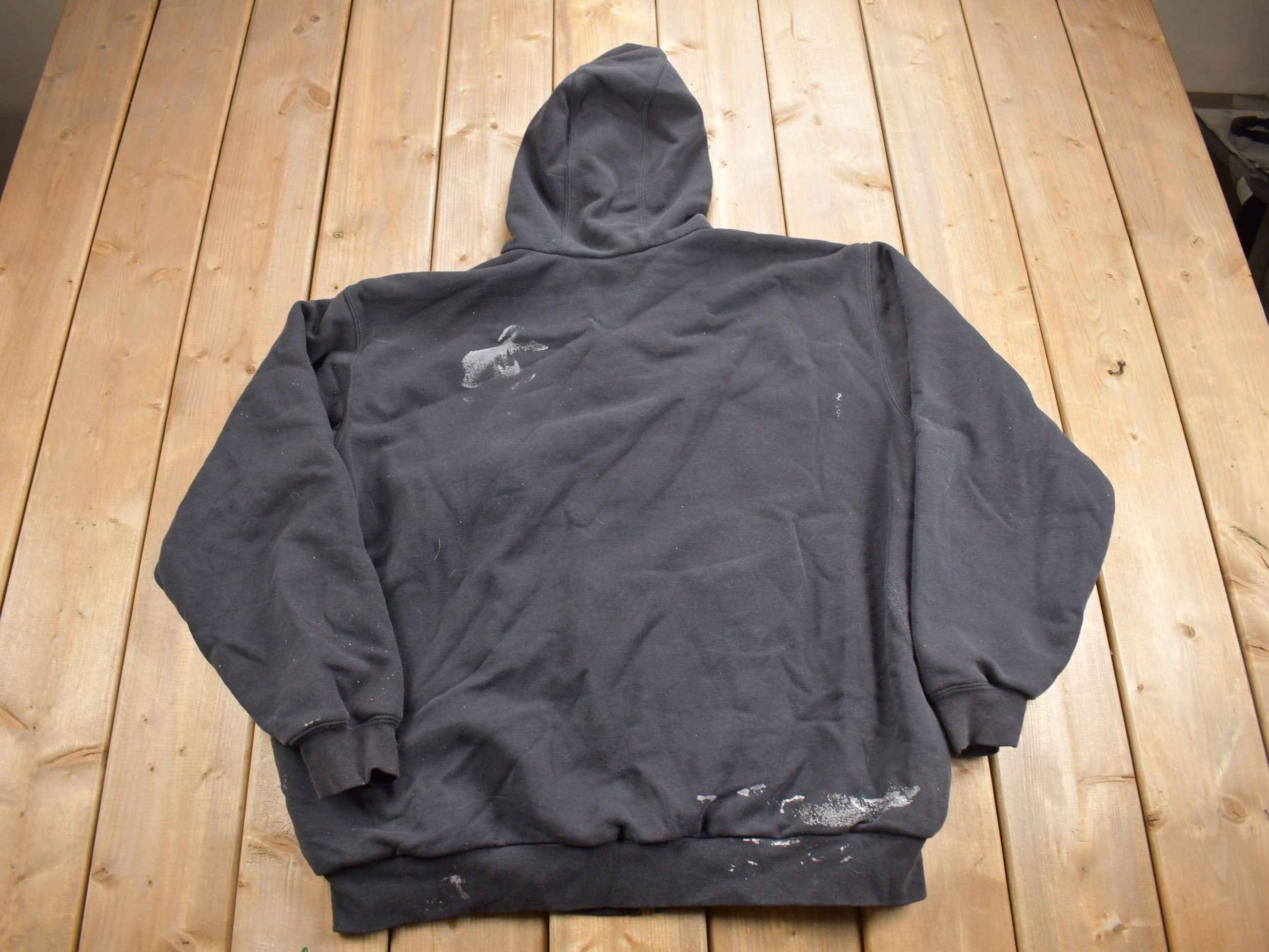 Vintage 1990s Carhartt Thermal Lined Heavy Weight Zip Up Hoodie