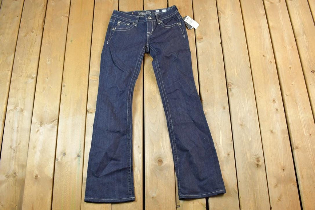 Vintage Y2K Deadstock Miss Me Bedazzled Low Rise Jeans Size 26x31