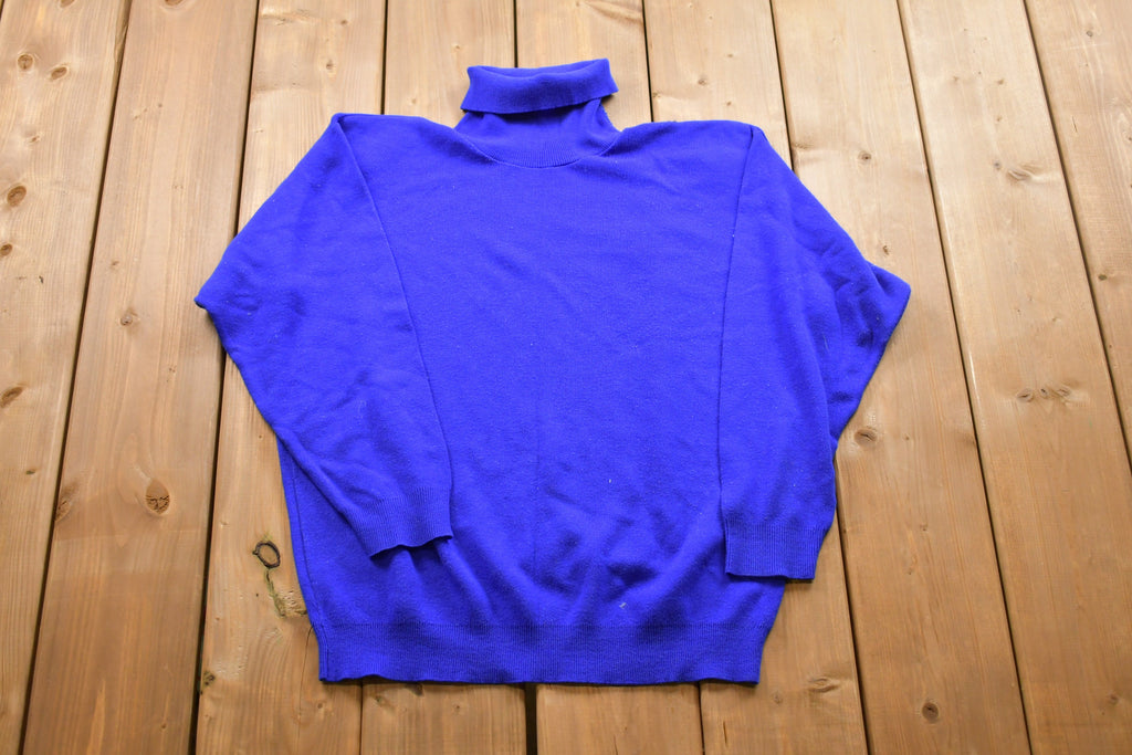 Vintage Knitted Turtleneck Sweater