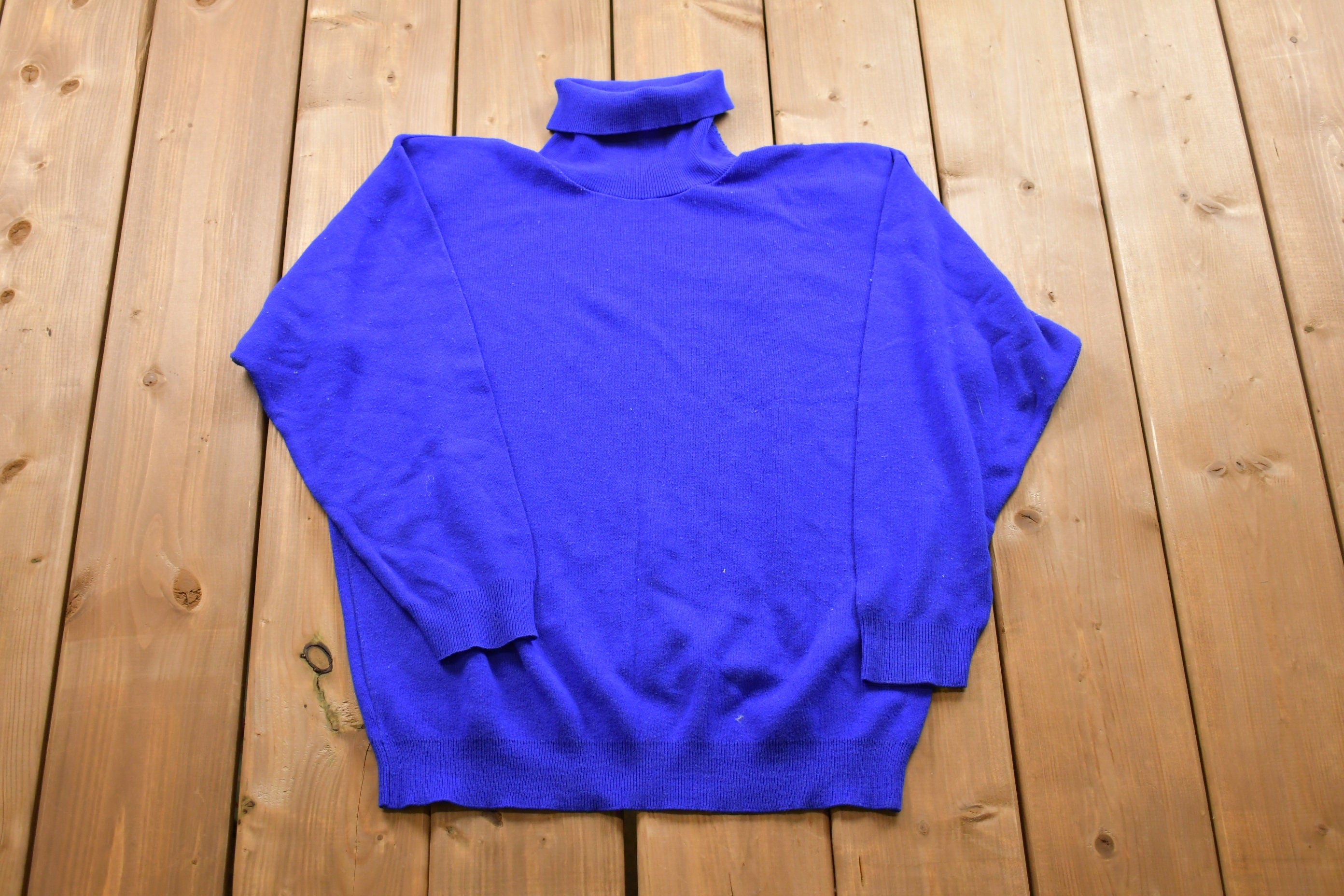 Vintage Knitted Turtleneck Sweater
